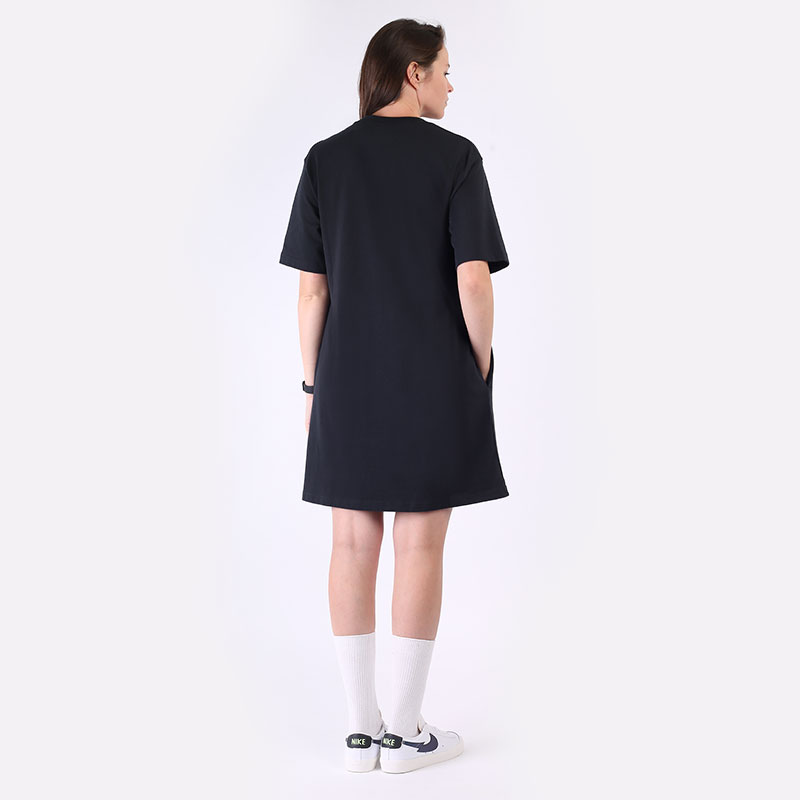 женское черное платье Nike Essential Dress DC2162-010 - цена, описание, фото 4